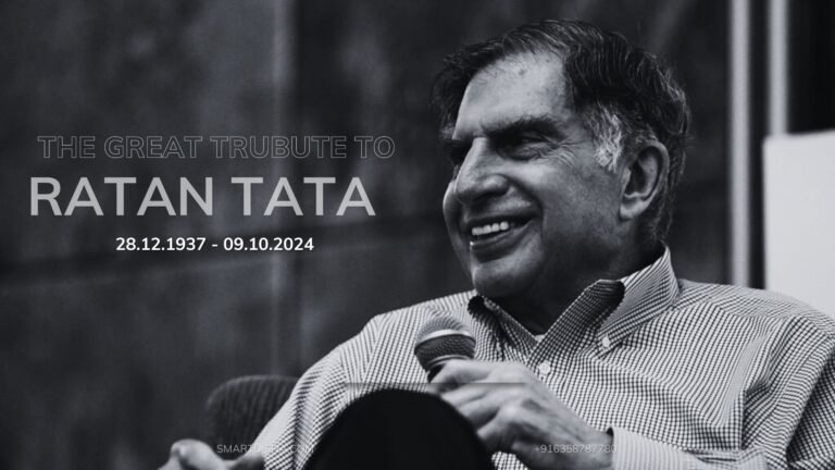 Tribute to Ratan Tata: A Visionary Leader Who Shaped India’s Future